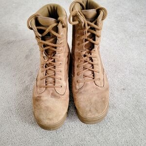 S.W.A.T Original Men's Tan Suede Boots Size US 10